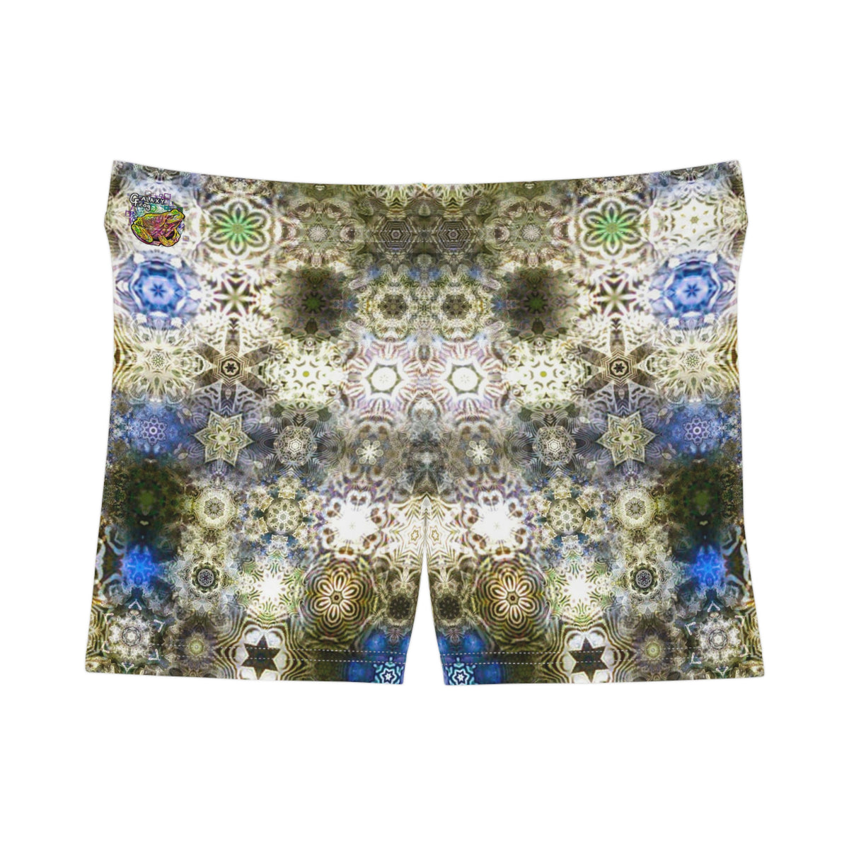 Galaxy Frog Cymadelic Kaleidoscape Women's Shorts
