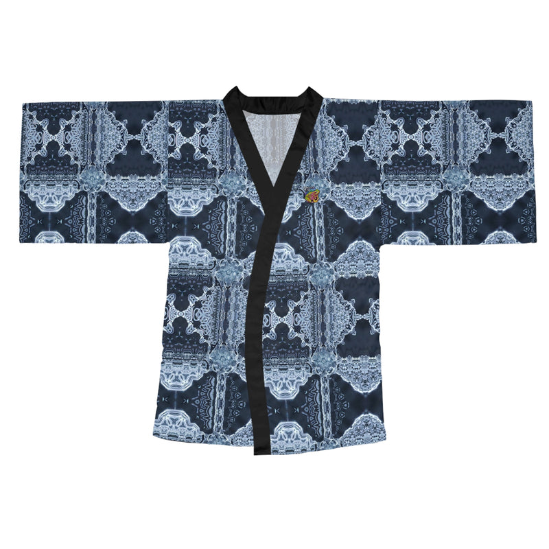 Galaxiy Frog Long Sleeve Cymatics Kimono Robe (AOP)