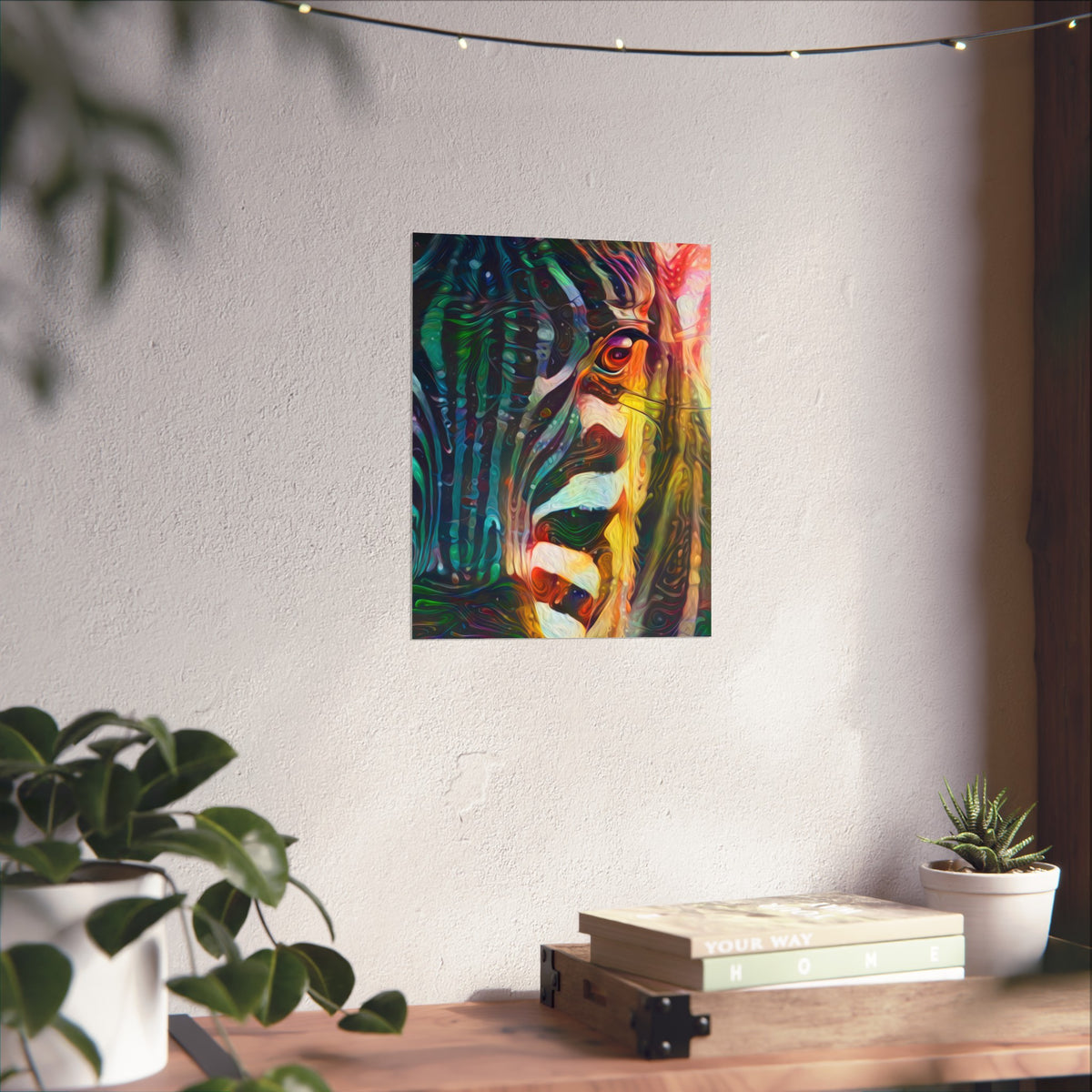 Befriending the Mystical Mare Horse Premium Matte vertical posters