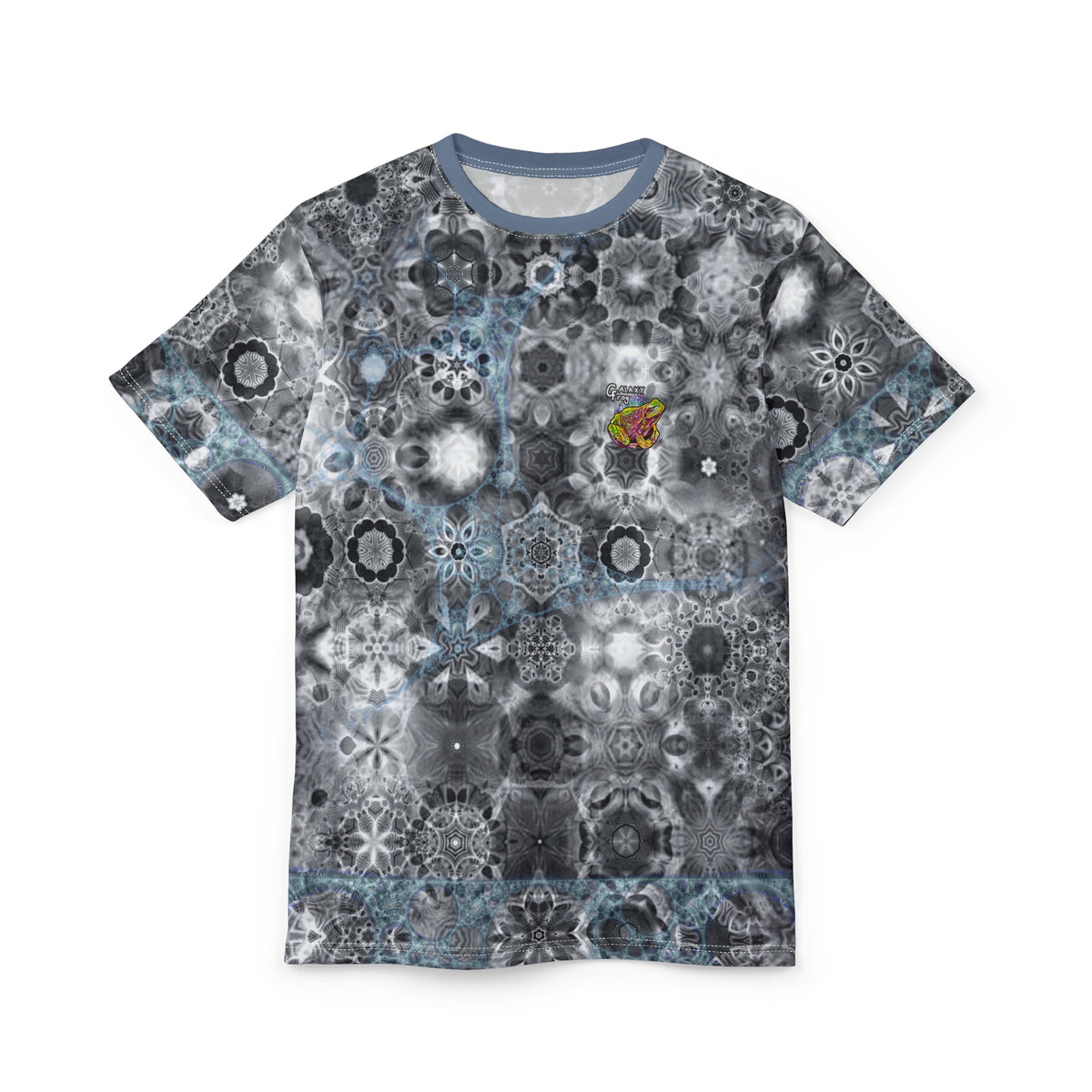Galaxy Frog Fractal Cymagic Kaleidoscape Tee (AOP)