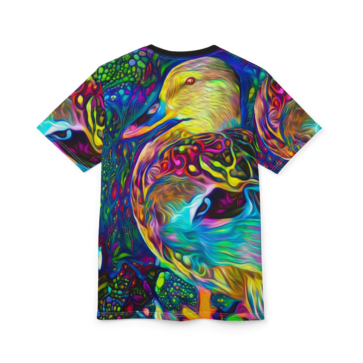 Floating on the Galactic Ocean 🦆 Galaxy Frog T-Shirt