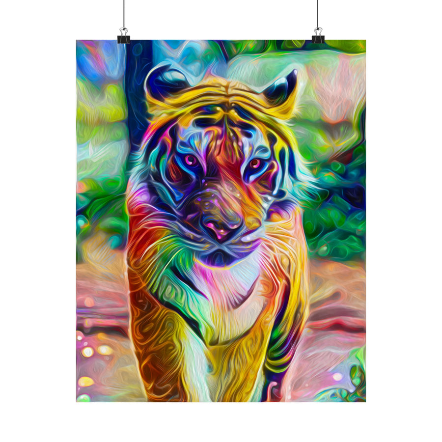 A Wonderfully Colorful World Tiger