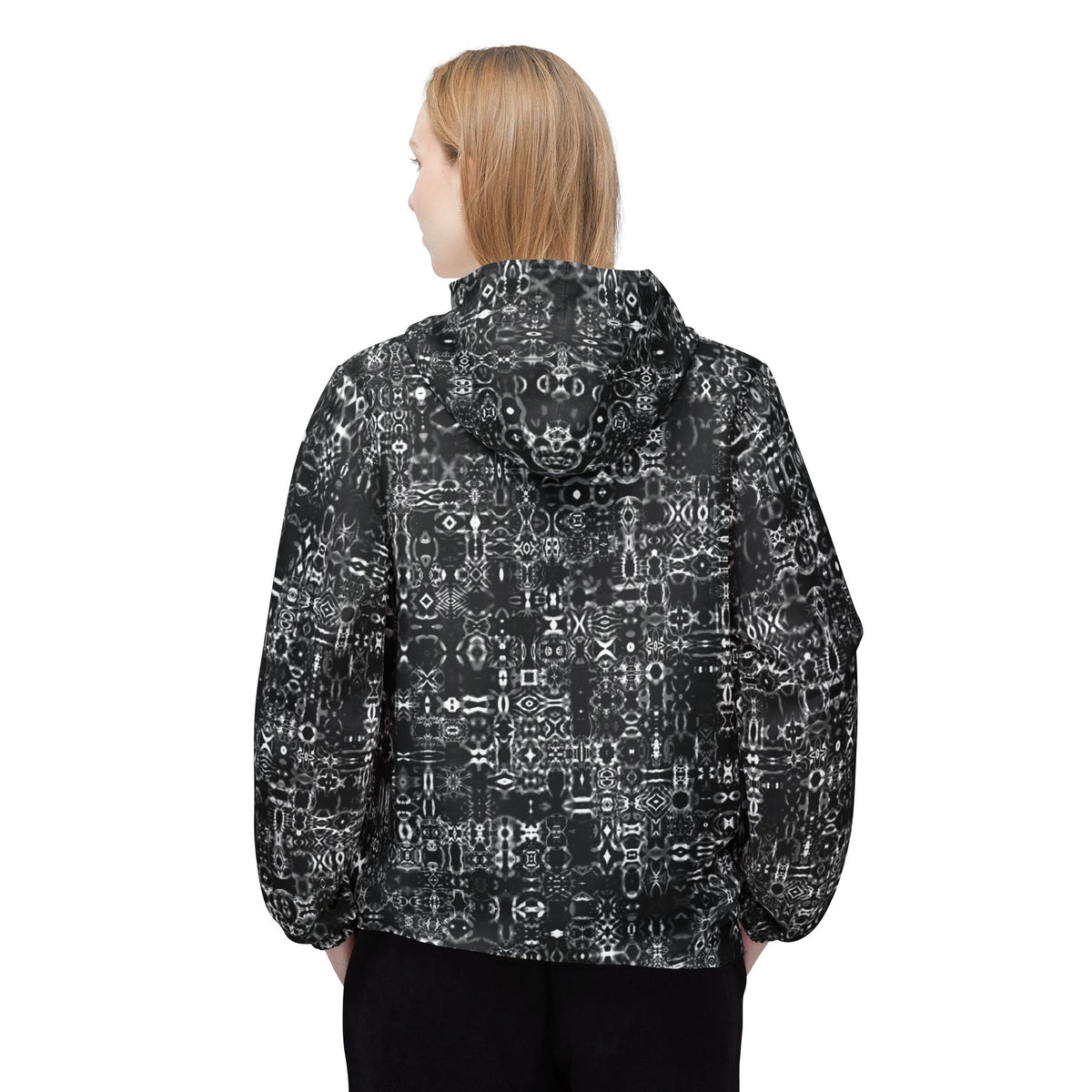 Galaxy Frog Cymatic Kaleidoscape Windbreaker Jacket (AOP)
