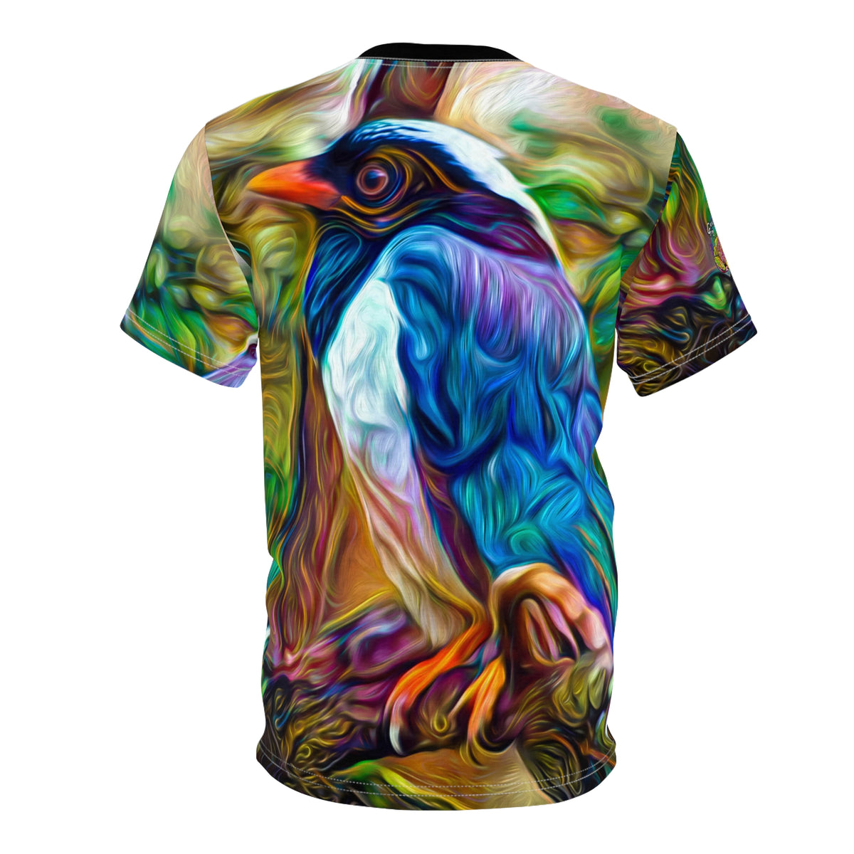 Galaxy Frog Peaceful Blue Jay Cut & Sew Tee (AOP)