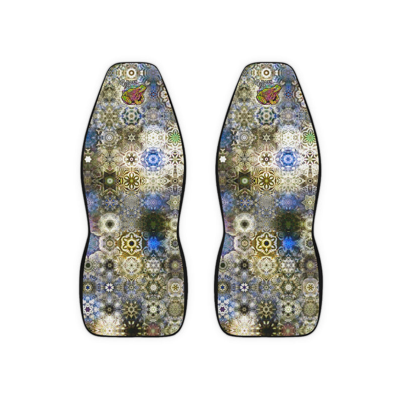 Galaxy Frog Fractal Cymagic Animals Polyester Car Seat Covers